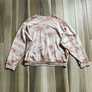 PINK Victoria's Secret Beige and Cream Sweatshirt